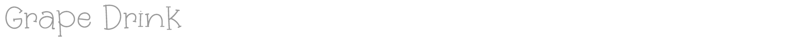 Grape Drink font preview